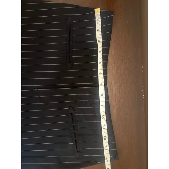 Desert Diva by Sherry Holt 2-Piece Corduroy Blazer & Pinstripe Skirt Set - Picture 9 of 10